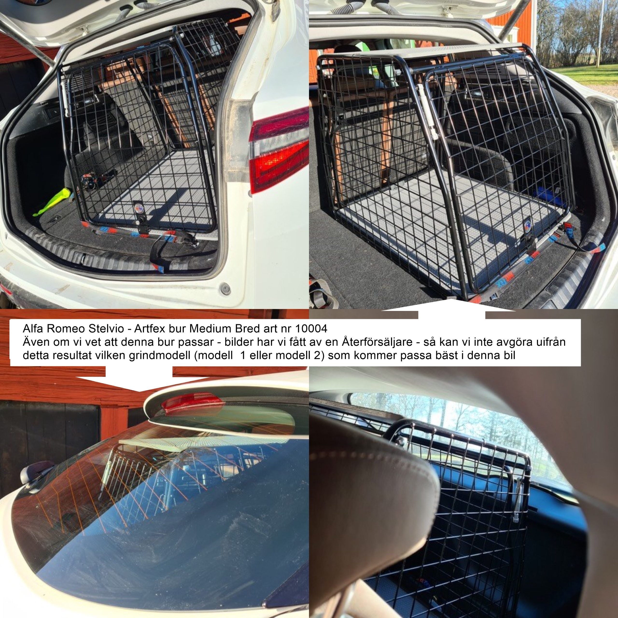 Artfex hundbur Alfa Romeo Stelvio