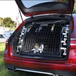 Artfex hundgrind enkeldörr monterad i fordon