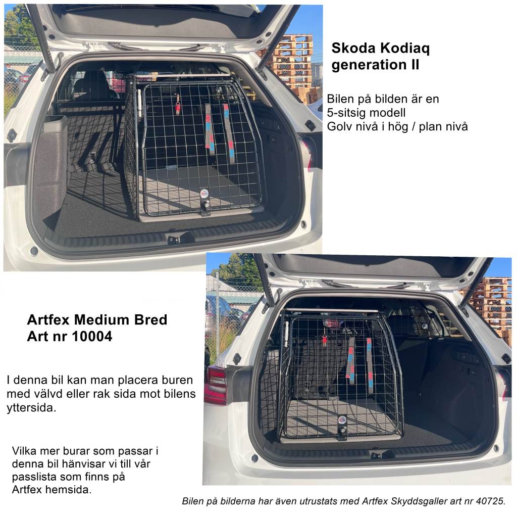 Artfex hundbur Skoda Kodiaq